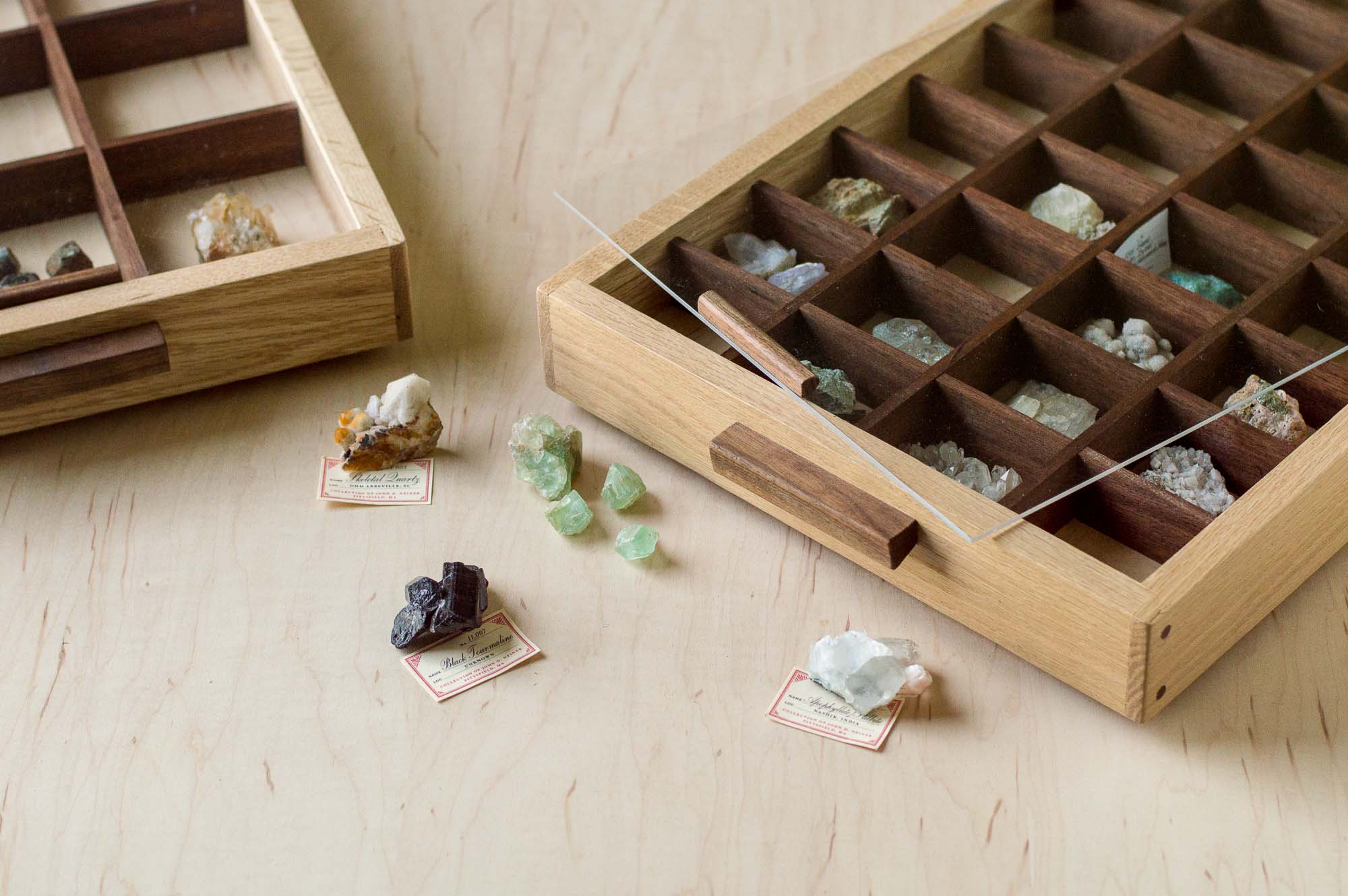 Mineral Specimen Trays DN Handcrafted